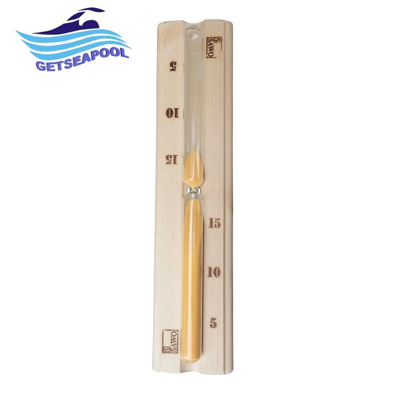 Деревянные песочные часы для сауны, 15 минут, таймер для сауны