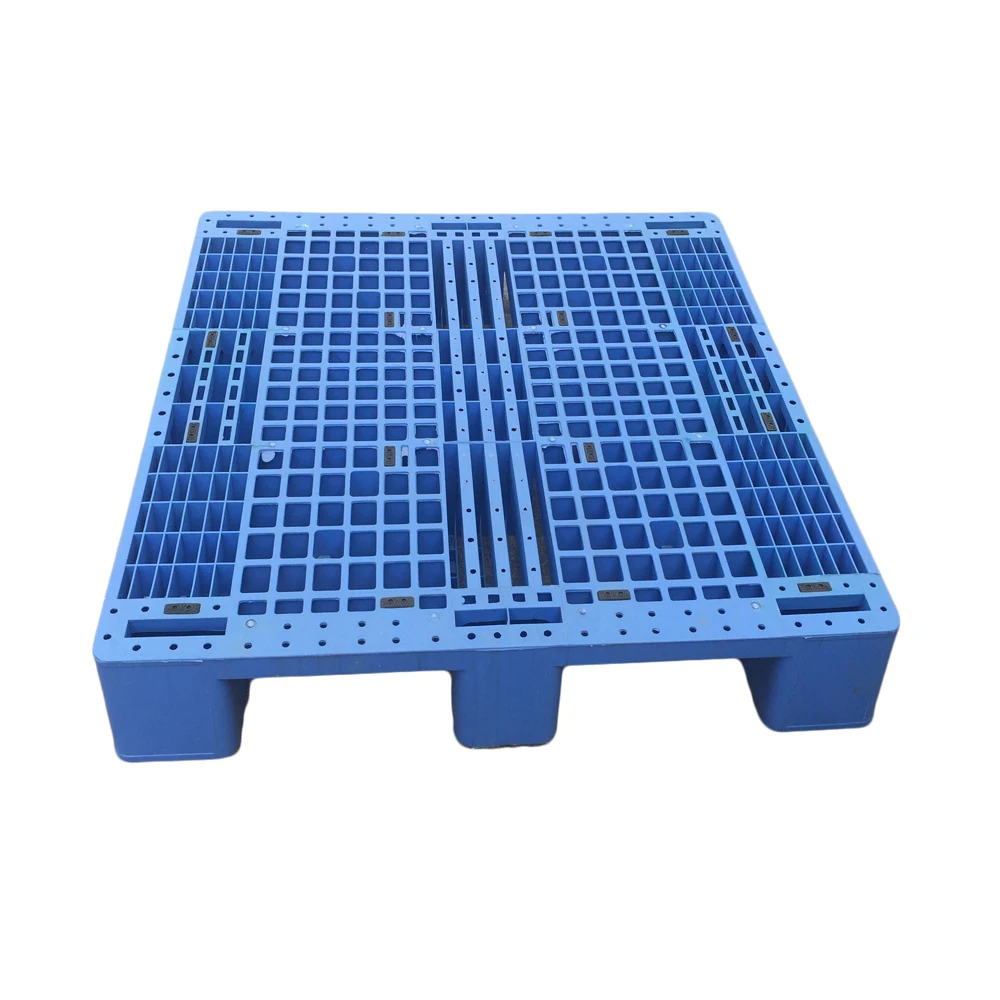 Hygienic 3 runner plastic pallet heavy duty reinforced flat racking cheap euro plastic pallet