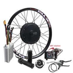 72v 3000w 5000w 8000w electric bicycle bike brushless hub motor ebike conversion kit with  lcd display