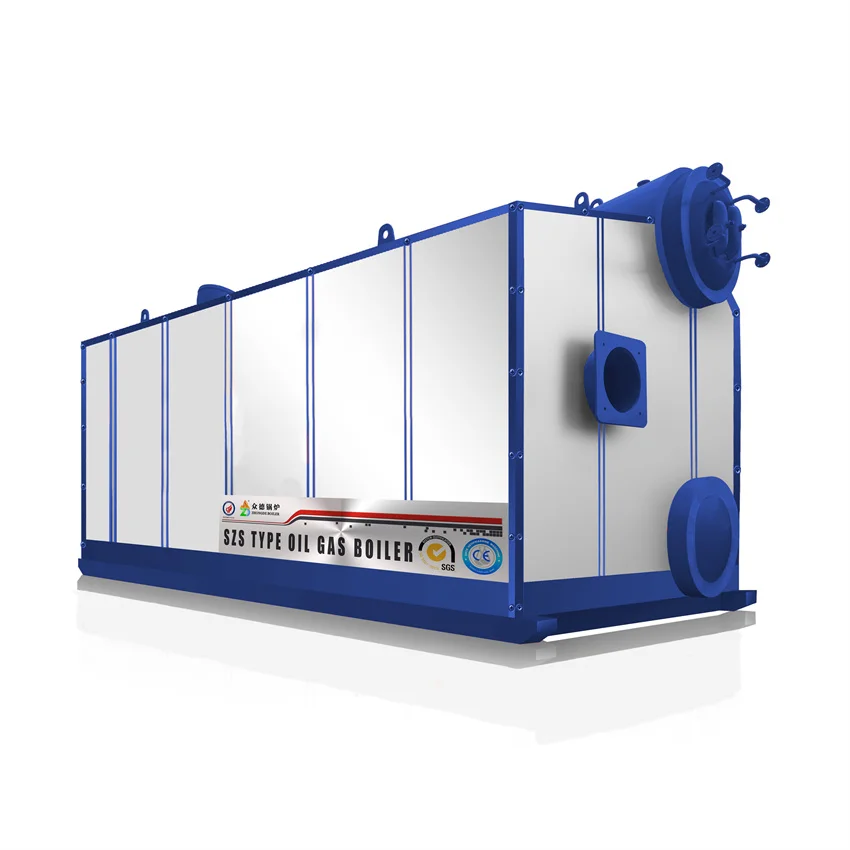 Szs Gas Oil Fuel Steam Water Tube Boiler