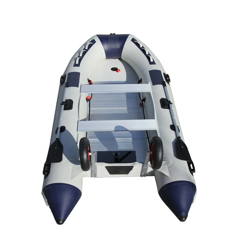 390 cm 13 feet inflatable rigid aluminum flooring dinghy boat sale with transom trailer wheel