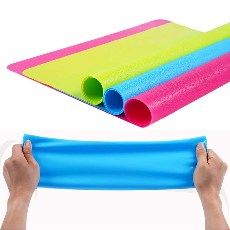 Custom Anti Slip Silicone Painting Mat Non-stick Silicone Mat Heat resistant Easy Clean Silicone Mat For kitchen