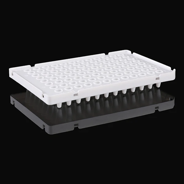 Plastic Labware 0.1ml 96 Wells Plain End Pcr Plate Flat Microplate