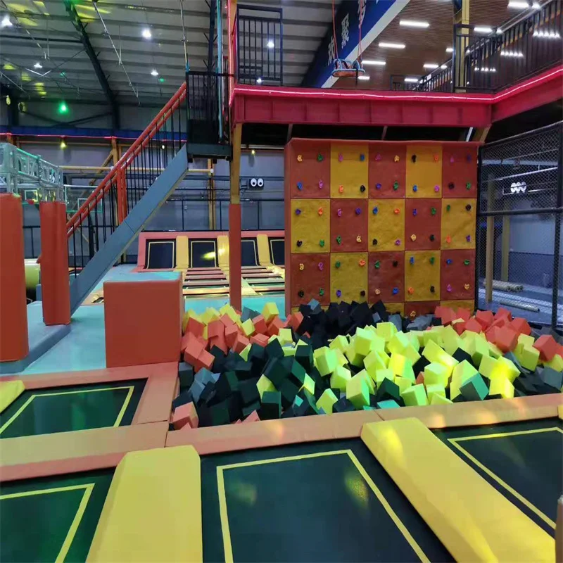 Factory Big Commercial Jump and Bounce Football Games Adult Indoor Trampoline Park Equipment Indoor Playground