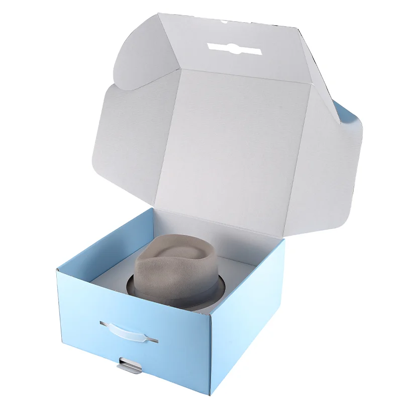 Extra large cowboy hat ring box fedora 56-58 cm hat box with string