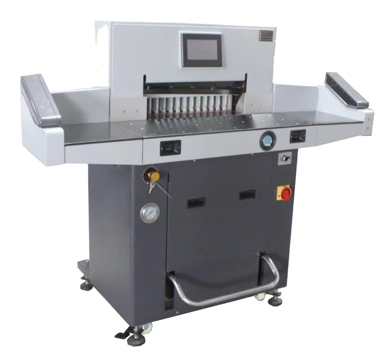 72cm Automatic Hydraulic paper Guillotine hydraulic paper cutting machine  FRONT H720RT with air table