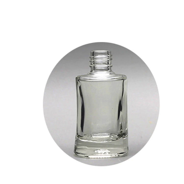 14ml empty nail polish bottle FD1996 private logo nail polish glass bottle 13/415 neck transparent cosmetic nail polish bottle