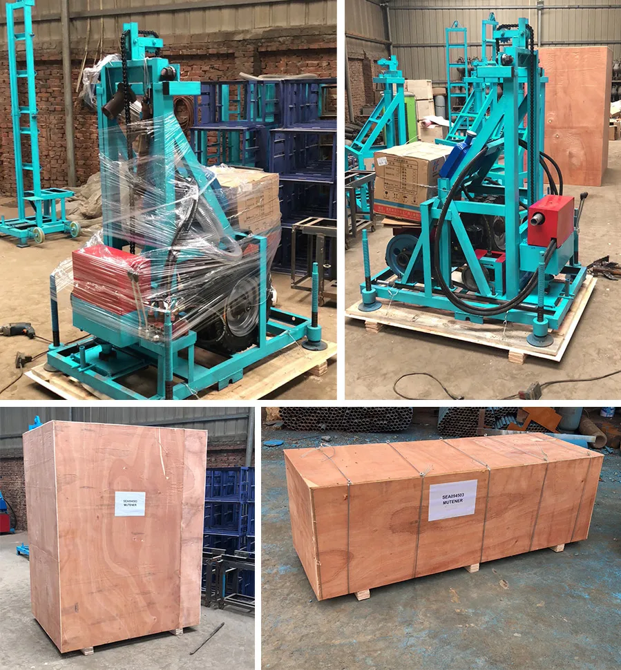  Hot Product HF150D Portable Hydraulic Diesel 150m Deep Water Bore Well Drilling Rig For