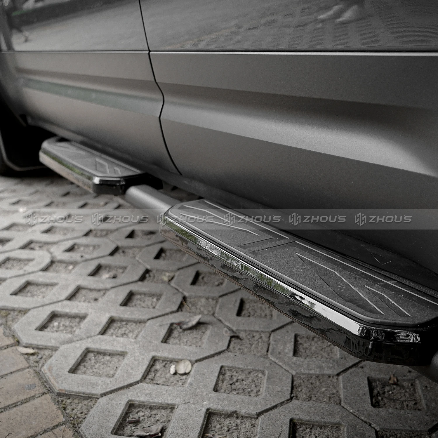 Car Accessories Exterior Auto Body Kit Aluminum Alloy Universal Powered Running Boards Side Step For Defender Running Board