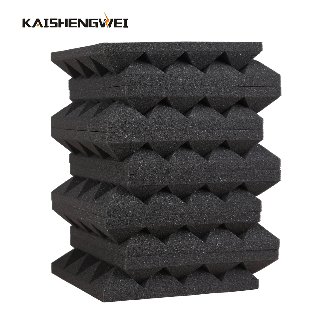 Black pyramid Soundproofing Acoustic Dampening Foam 30*30*5CM