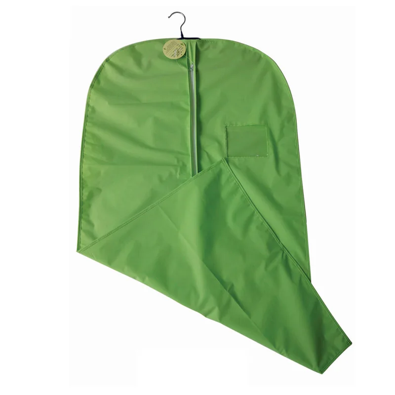 Canvas Genuine Leather Trim Men Suit Cover Carry On Travel Garment Bag