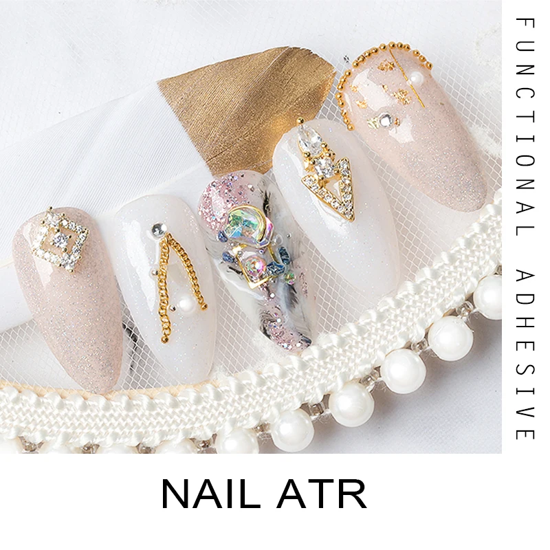 High Quality Hot Sale  Nail Extension 5g 30g 50g No Sticky Clear Jelly Gel Polish Use With UV Lamp For Rhinestones Decorations