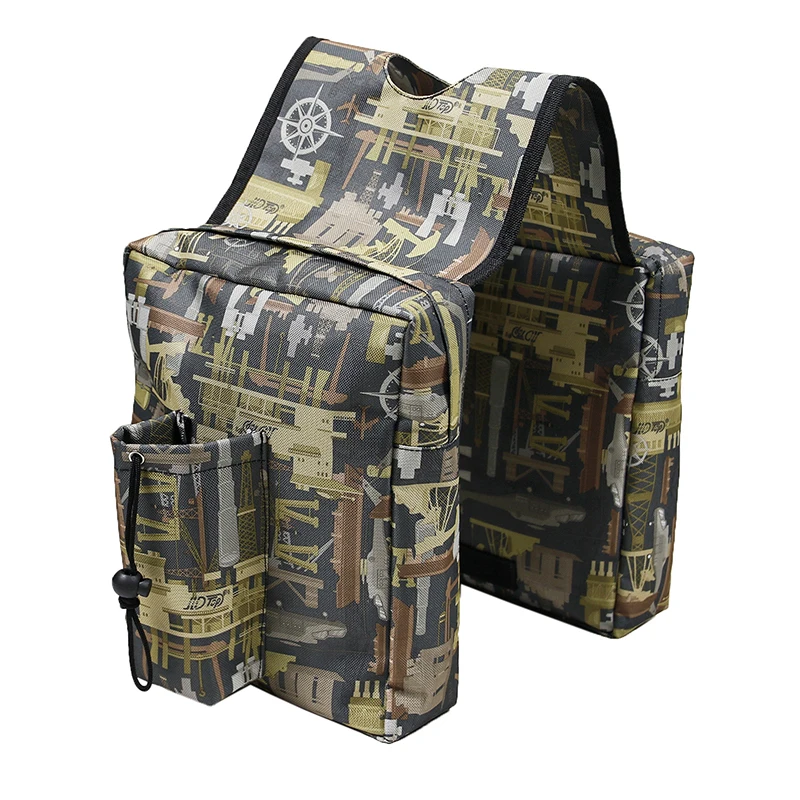 UTV Snowmobile Motorcycle Cargo Pocket Tank Storage Saddle Bags Water Resistant ATV Saddle Bag