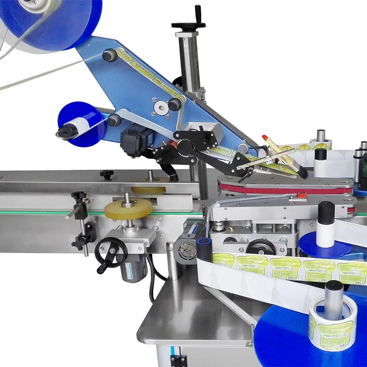 Automatic High Speed Universal Flat Can 3 Side Corner Linear Paste Labeling