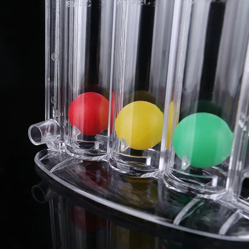 
Cheap High Quality Medical Ball Spirometer for Breathing Trainer 