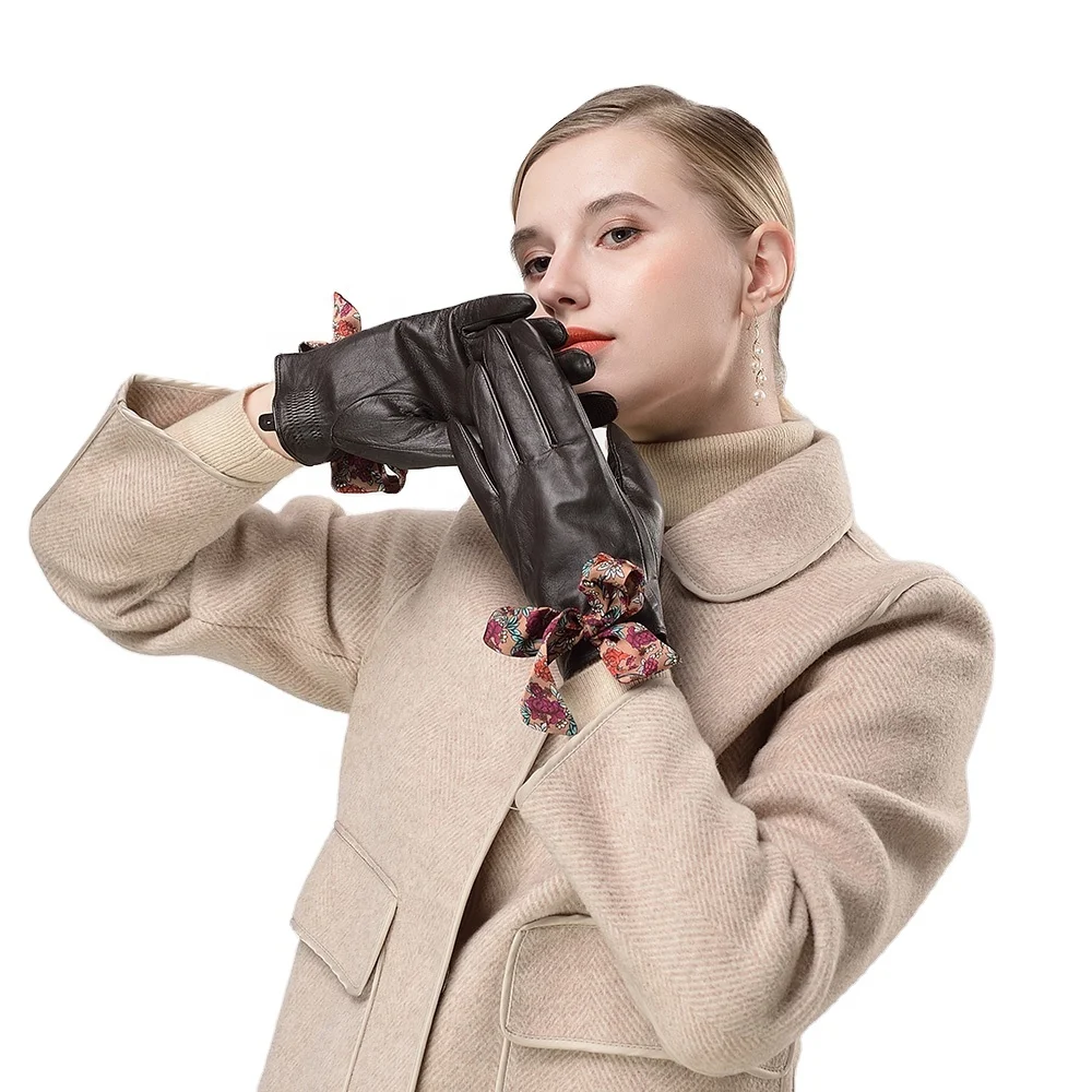 Kulanyane Cheap Winter Warm Gloves Girls Leather Gloves For Spring And Autumn