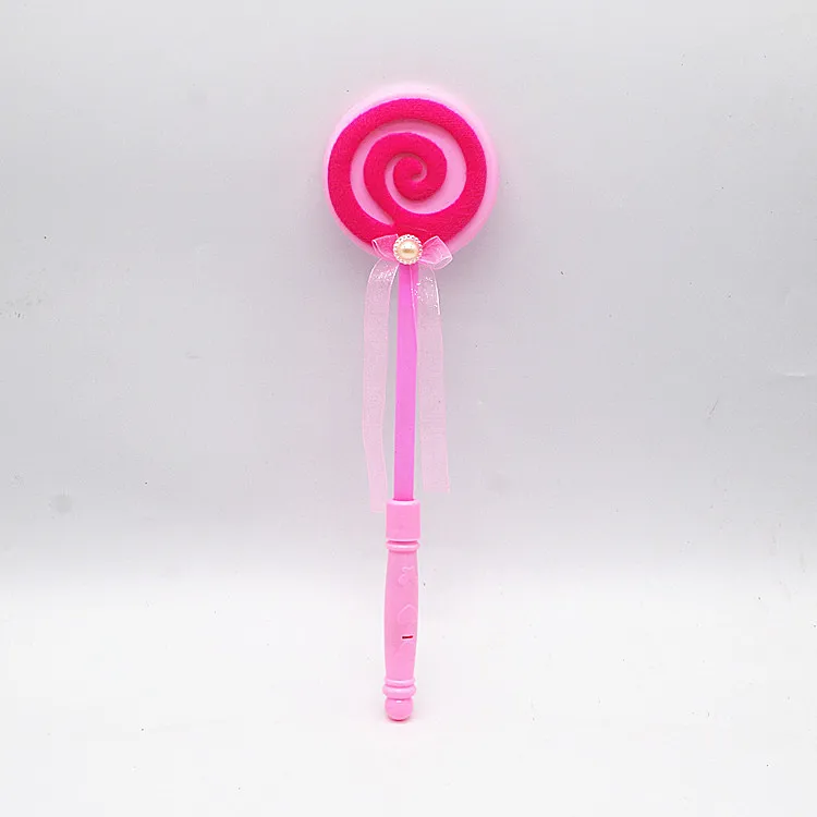 New Hot Candy Glow Sticks Sell Well Fairy Wand LED Toys Cute Lollipop Shape Flash Magic Wand Concert Party Supplies