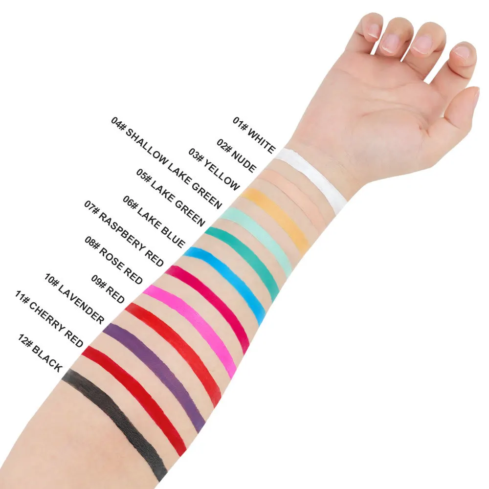 Private Label 12 Colors Eyeshadow Base Makeup Primer Cosmetics Waterproof