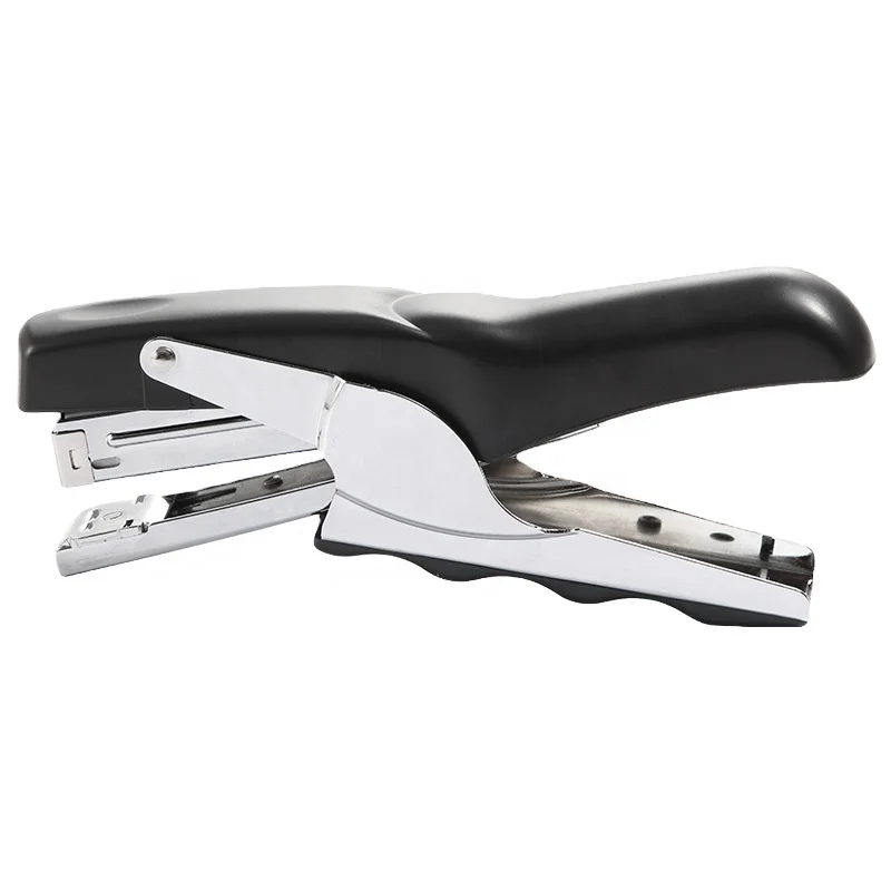 Custom Logo Office Desktop Hand-held Labor Saving Metal Stapler 24/6 and 26/6
