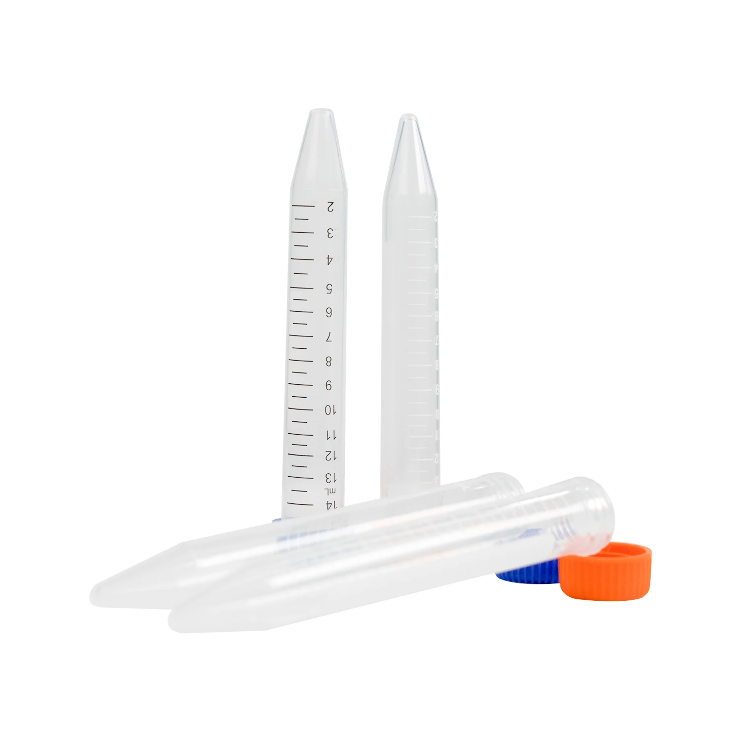 Lab Use EO Sterile Conical Bottom Plastic Centrifuge Tubes 15ml With Cap