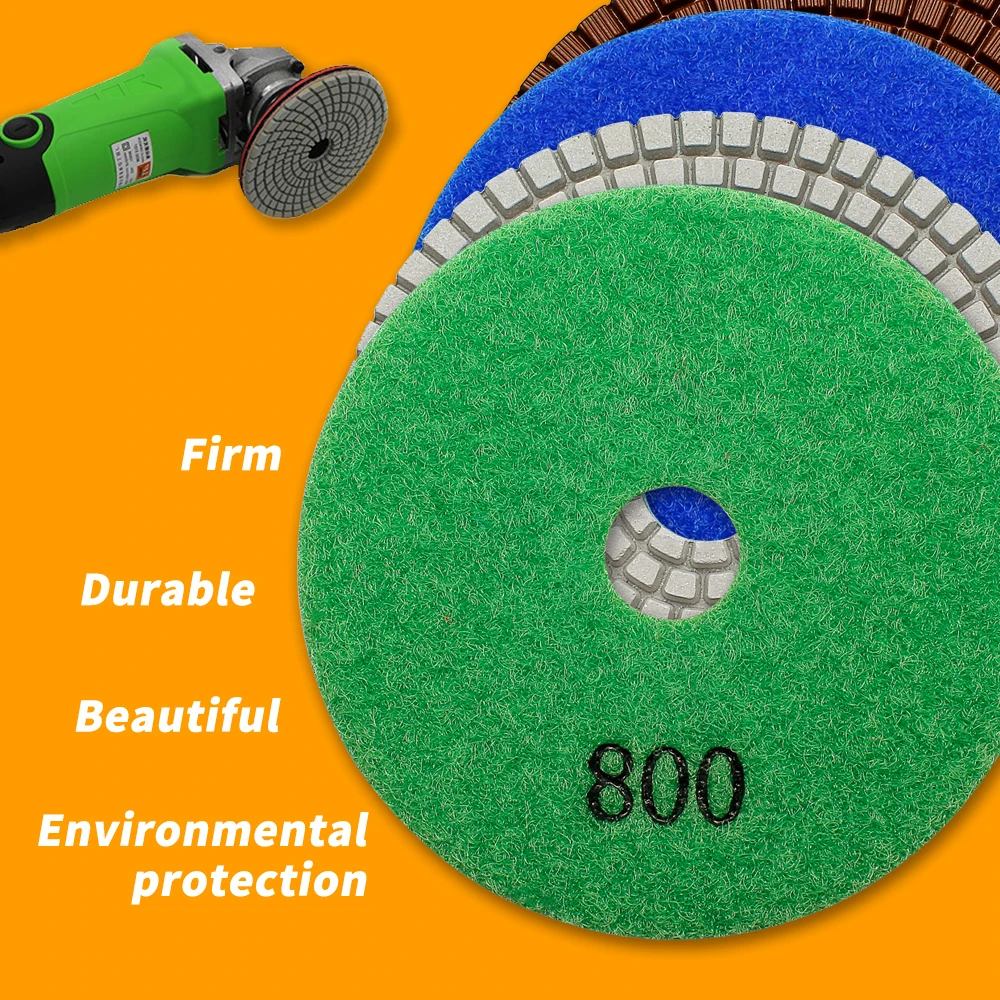 100/ 200/ 400/ 3000 diamond polishing pad granite marble stone quartz and engineered stone buffing pad
