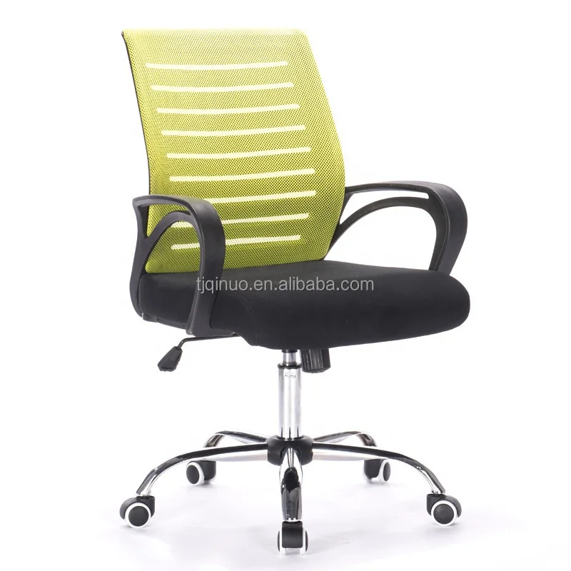 New design factory price home office furniture plastic frame white green mesh chair