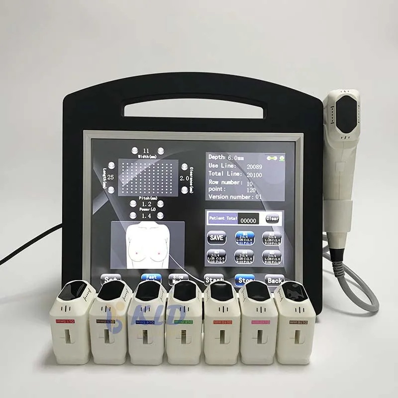 amazon top seller 4dhifu face lift body contouring machine 20000 shots 3/5/8 cartridges 4dhifu