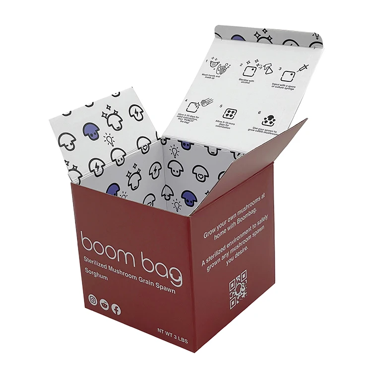 E-commerce Mailer Box Packaging Carton Plain White Shipping Delivery Box