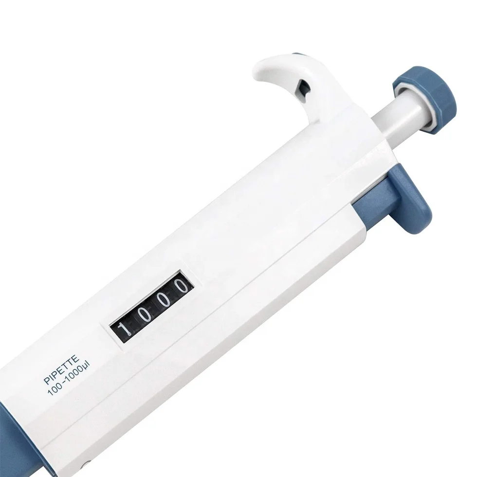 Laboratory Equipment 0.5-10ul 10-100ul 100-1000ul Single Channel Micro Pipettor Calibration Adjustable Pipette