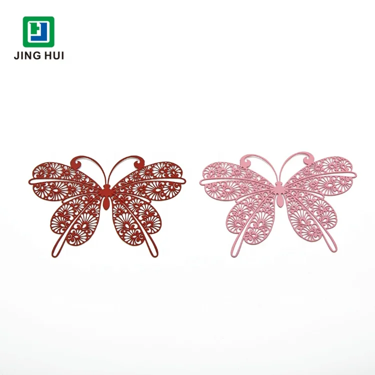 Custom Luxury Gift Butterfly Tags Creative Brass Butterfly Bookmark