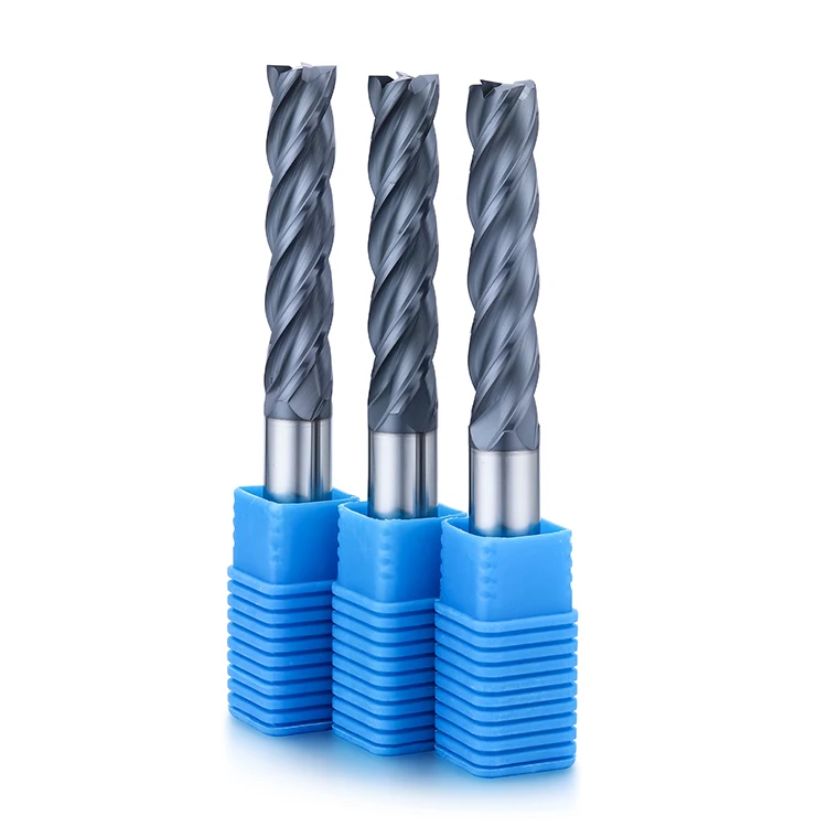 BKXE High Efficiency Processing 16 Hours Solid Carbide Milling Cutter Carbide End Mill for Steel