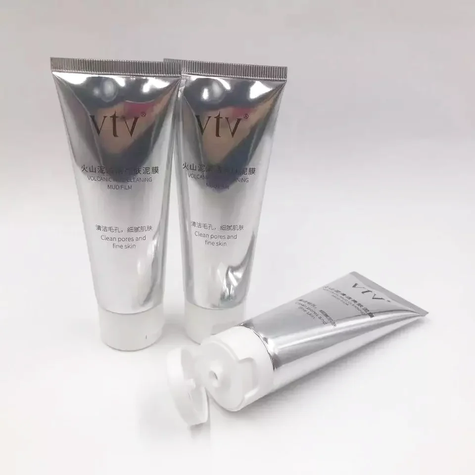 Factory Direct Supply 100Ml Hand Cream Tube Aluminum Plastic Laminated Tube Cosmetic Packaging Tube