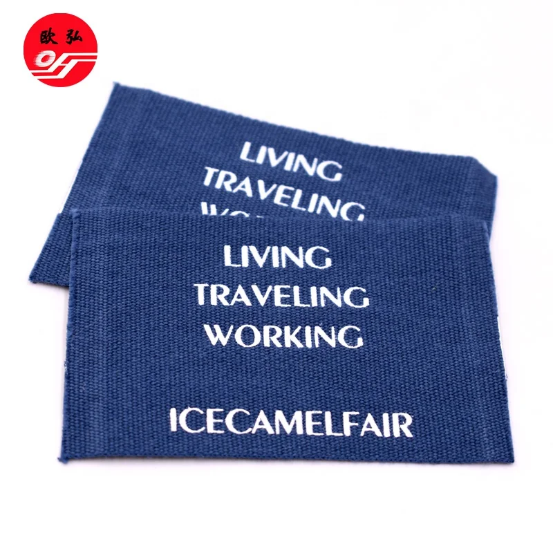 
Wholesale Customized Colorful Heat Transfer Printing Garment Neck Labels 