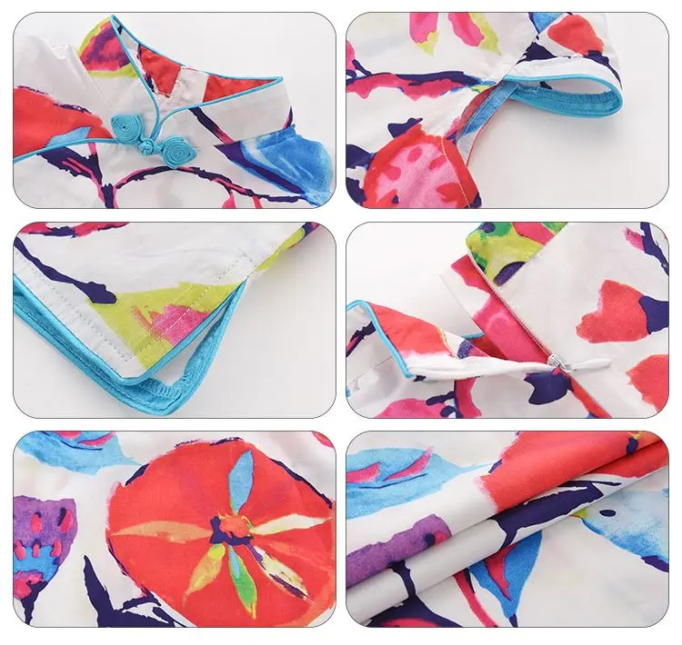 
Factory Chinese Traditional Modern Cheongsam Girl Qipao Dress 