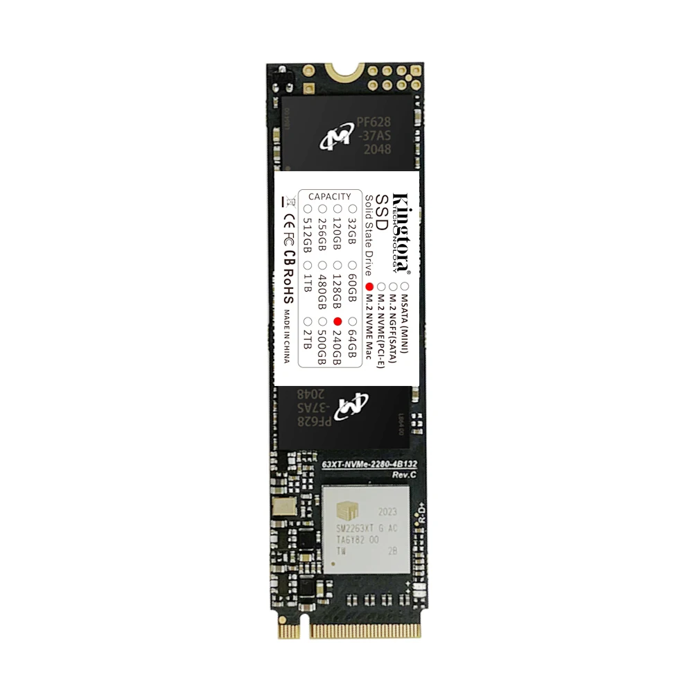 Kingtora оптовая продажа M.2 NVME SSD 64 ГБ 128 ГБ 256 ГБ 480 ГБ 512 ГБ M.2 SSD PCIe для ПК ноутбука