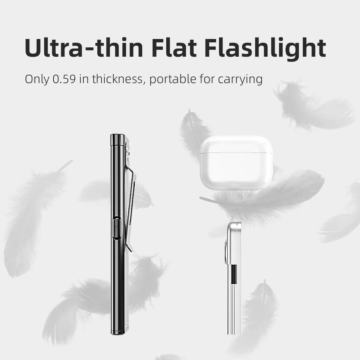 Warsun WSE5 T7 Rechargeable LED Mini Flashlight Torch 500lumen COB Light Waterproof IP44 EDC magnet work flashlight for Camping