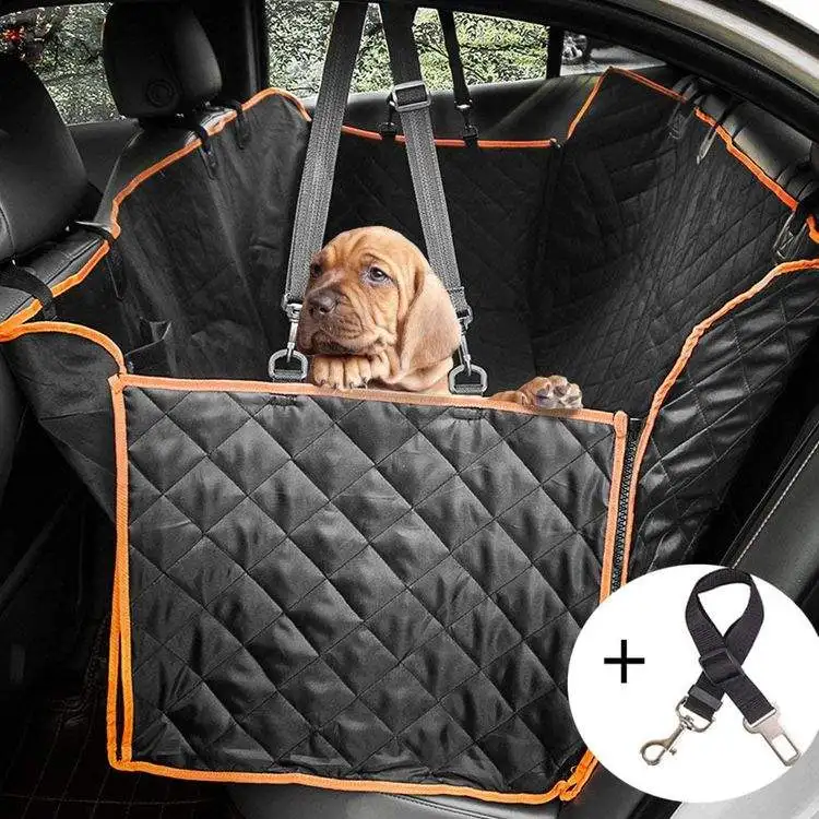 Dog Car Seat Cover for Back Seat Waterproof Scratchproof Dog Seat Covers for Cars with Side Protector
