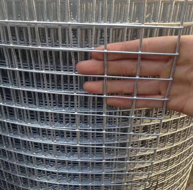 free sample HAnping factory 8 gauge galvanized Welded Iron Wire Mesh/Welded Wire roll
