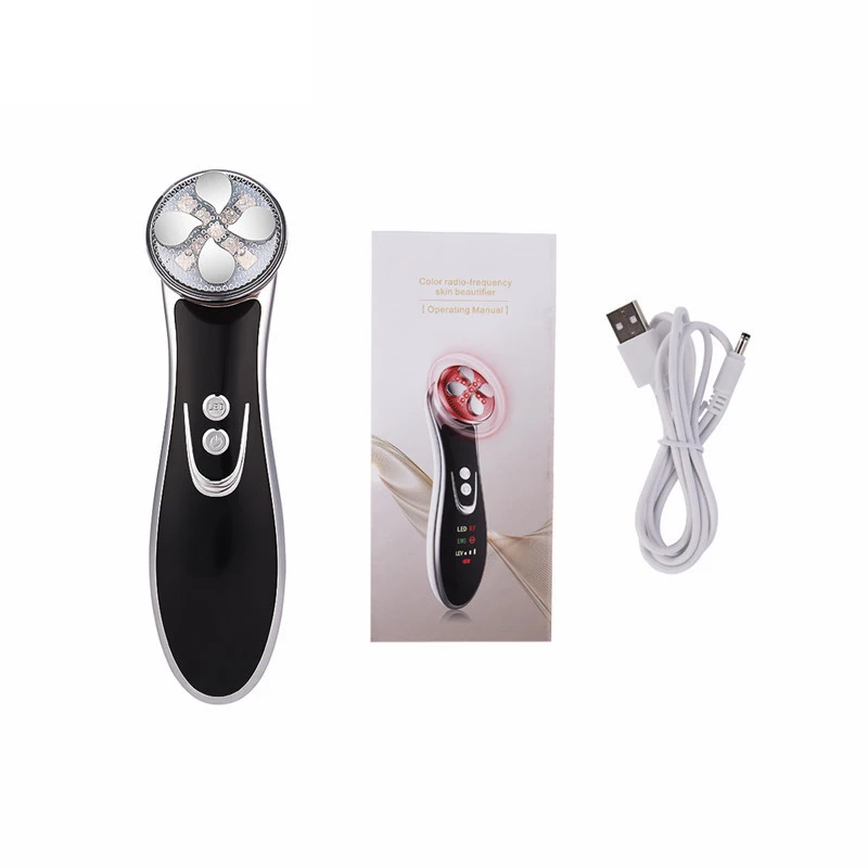 Radio Frequency Facial Massager 4 In 1 RF Skin Tightening Machine Ems High Frequency Facial Lifting Massager