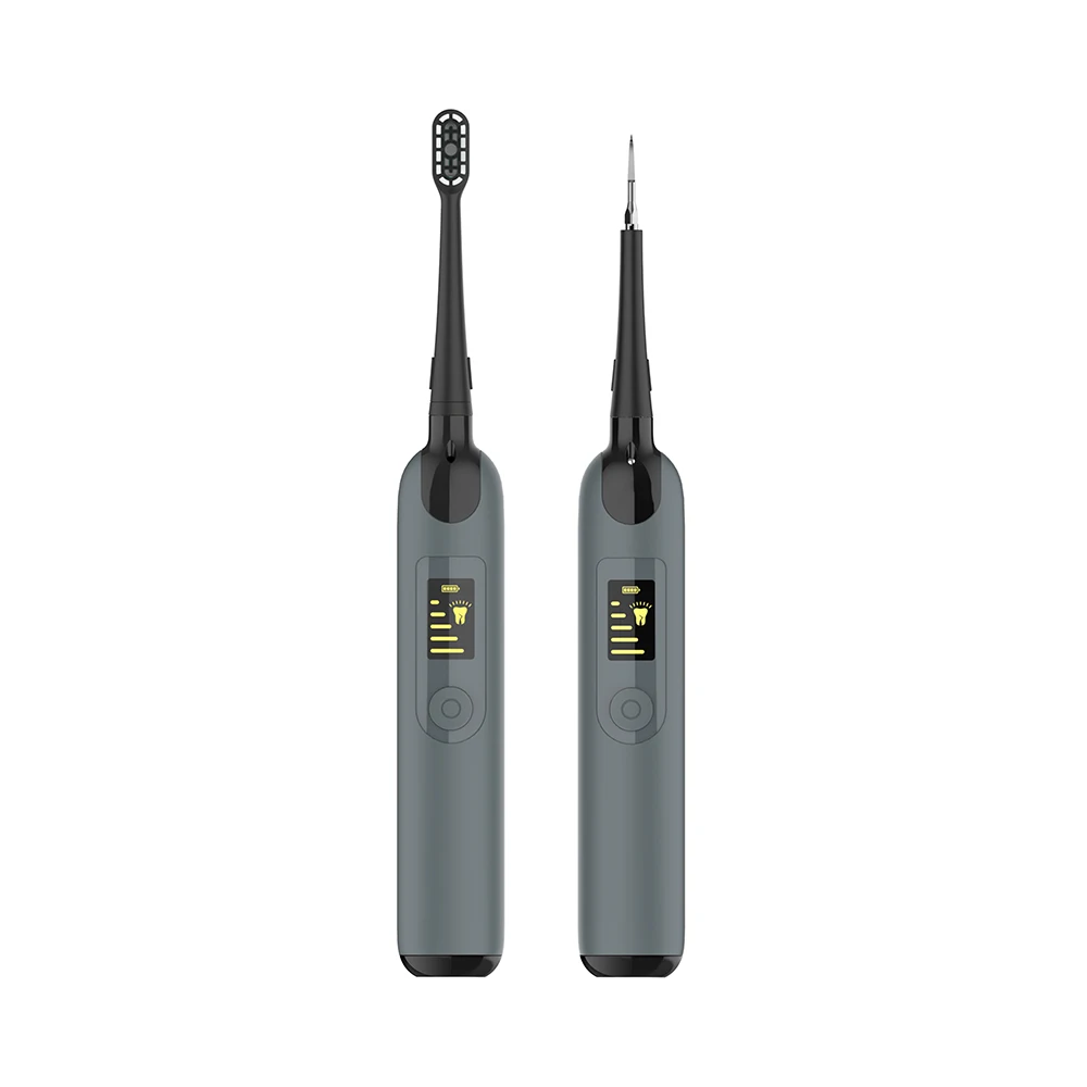 Dental Electric Teeth Cleaner Kit At Home Plaque Removal Sonic Calculus Remover Tooth Cleaner Dental