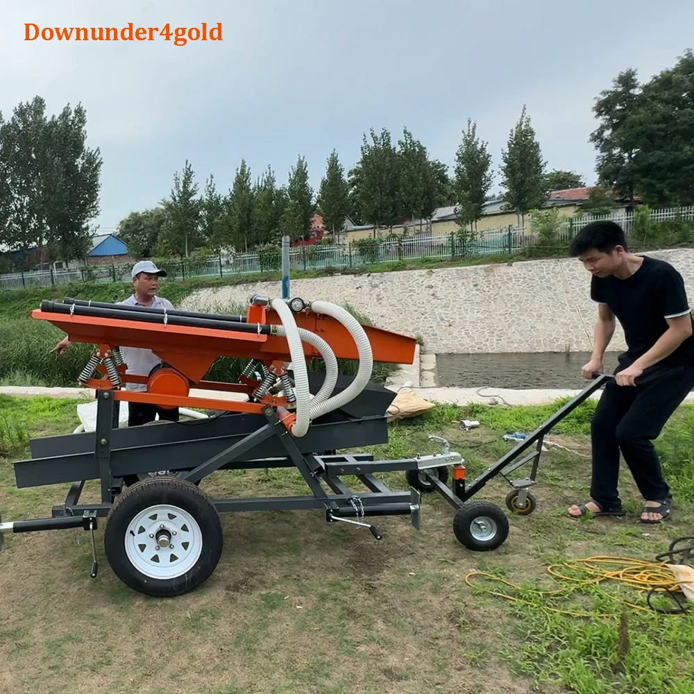 3-5 TPH Gold recovery mini wash plant