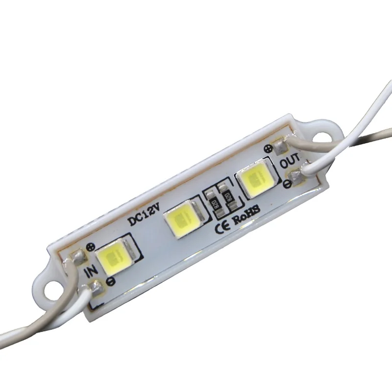 Factory Bottom Price White Red Blue Green Yellow Pink Color DC 12V 24V 0.6W 5054 LED Module For Light Box
