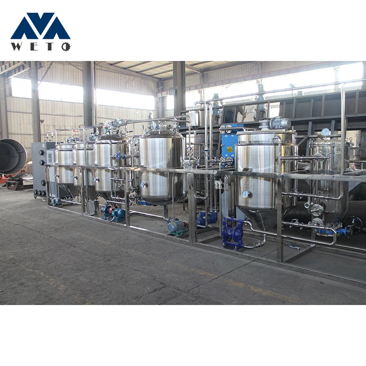 commercial scale mini palm oil refining equipment crude oil refinery machine edible oil refinery plant