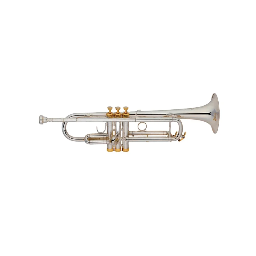 
Professional Silver bb key Trumpet With Premium Case (TP8398S) 