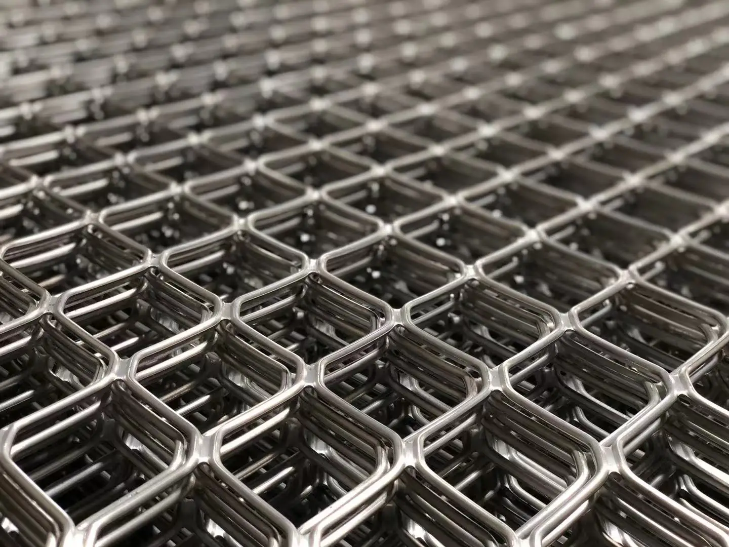 Hotsale High Security Cladding Sheet Diamond Hole Flat Aluminum Expanded Metal Mesh