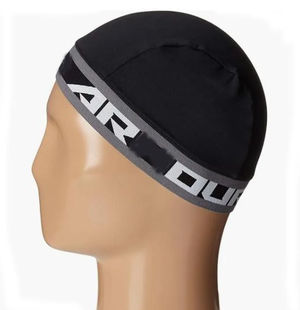 Your Logo Skull  Black Graphite 4-way Stretch Heat Gear Dries fasr to keep you cool