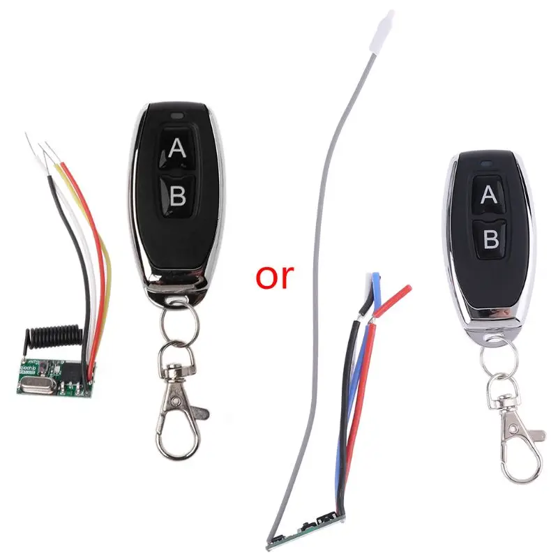 Wireless Remote Control Button Light Switch Mini Receiver 3.6V 12V 24V 433MHz Transmitter Controller Module