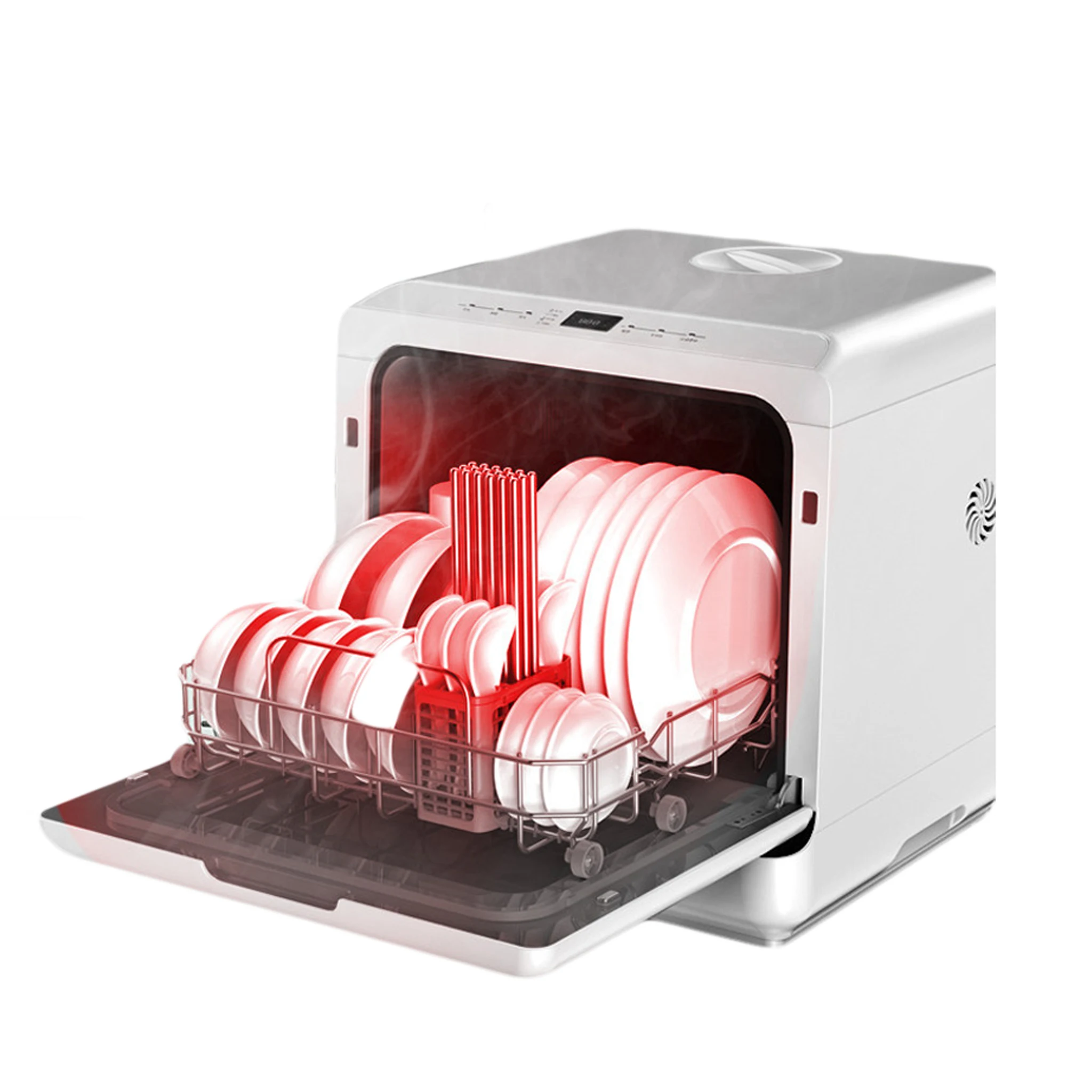 Wholesale cheap hot sale Portable ultrasonic high quality automatic mini dishwasher machine home