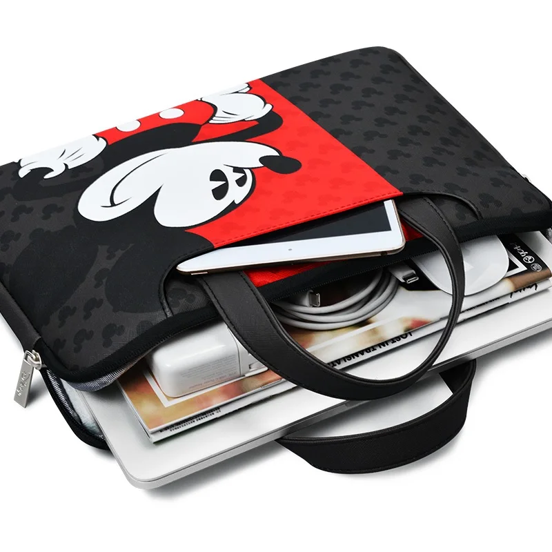 
Cute Cartoon Mickey Laptop Bags Women Use For Apple Macbook Universal 13/14/15 inch 