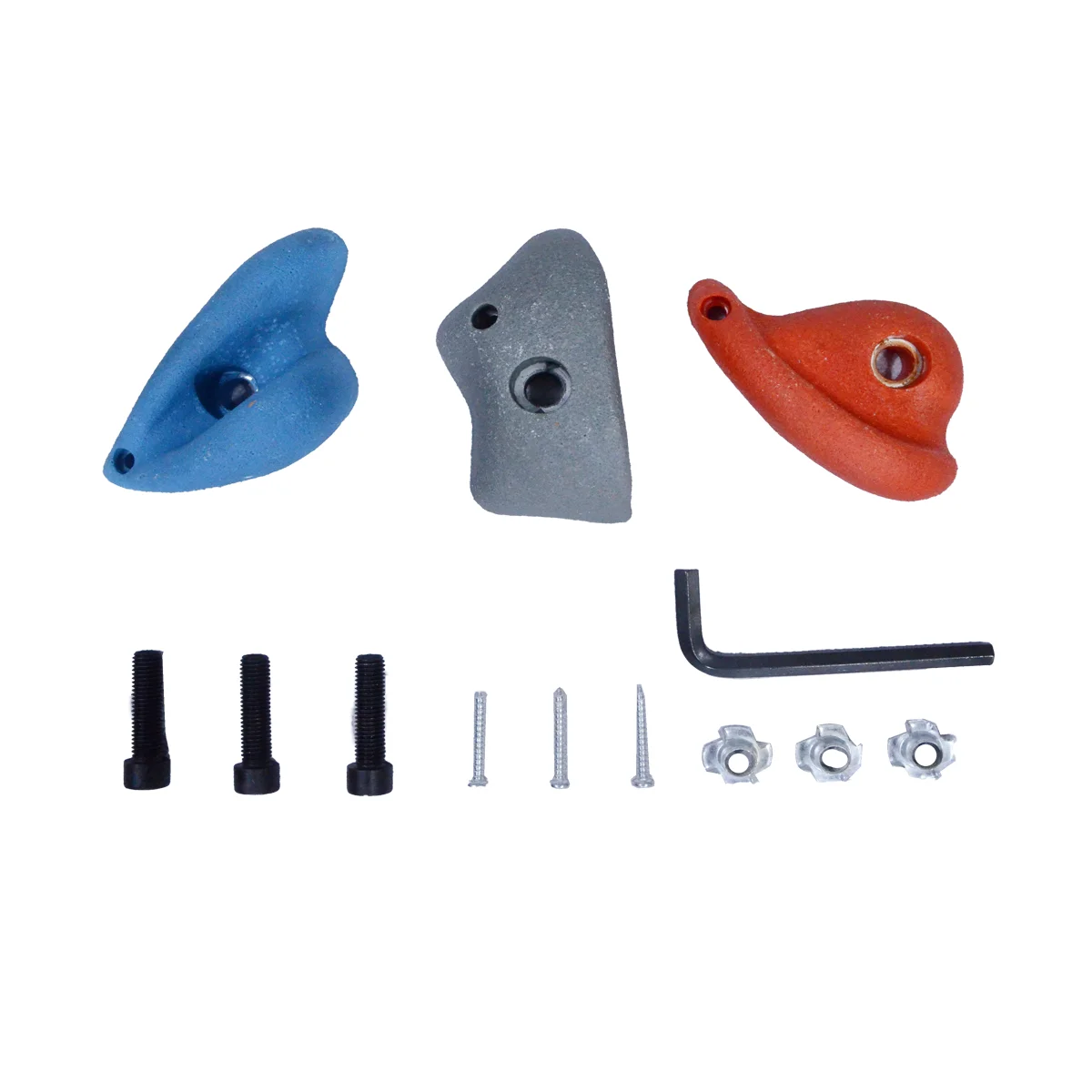 Outdoor black wall small rock 5 pcs boulder climbing holds for adult or kids